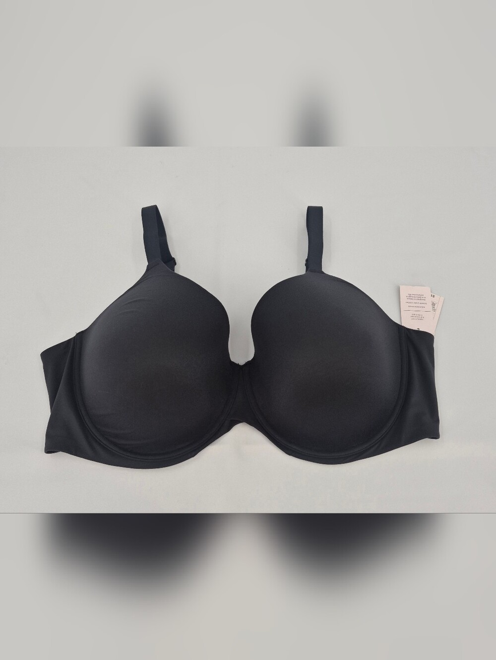 Auden T-shirt Bra Full Coverage Lightly Lined Black 46DD